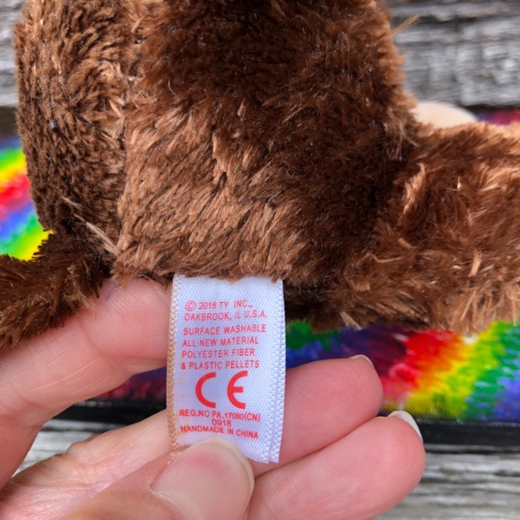 TY Beanie Babies Coconut the Monkey plushie stuffed animal toy plush Beanie Boos - Picture 6 of 10